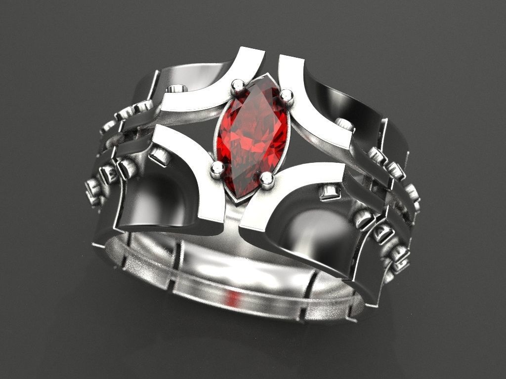 Ring bolted plates 3D print model_1