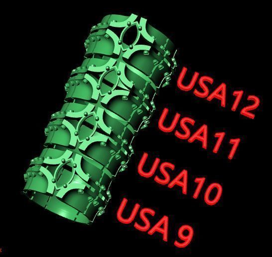 Ring bolted plates 3D print model_6