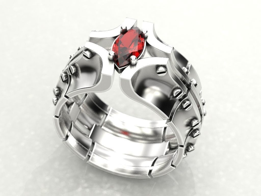 Ring bolted plates 3D print model_14