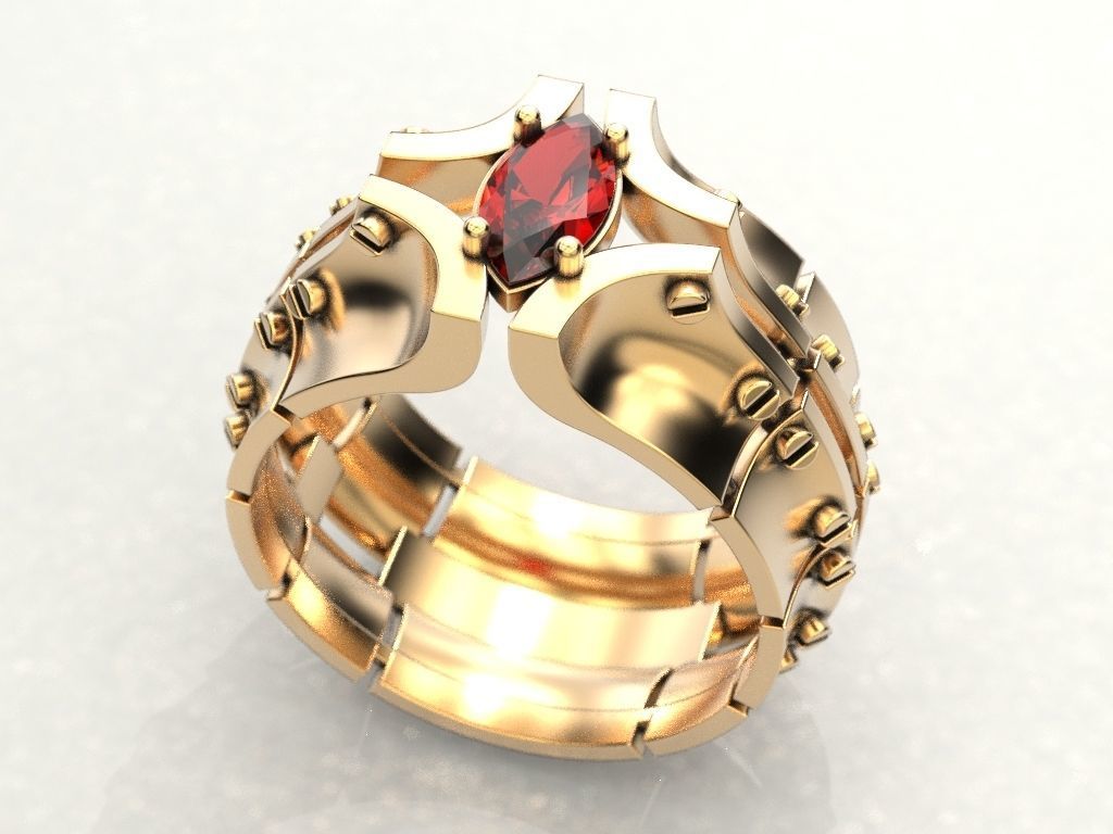 Ring bolted plates 3D print model_11