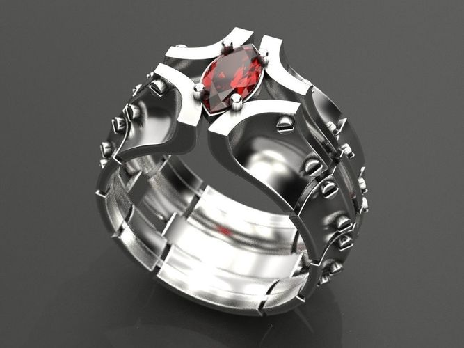 Ring bolted plates 3D print model