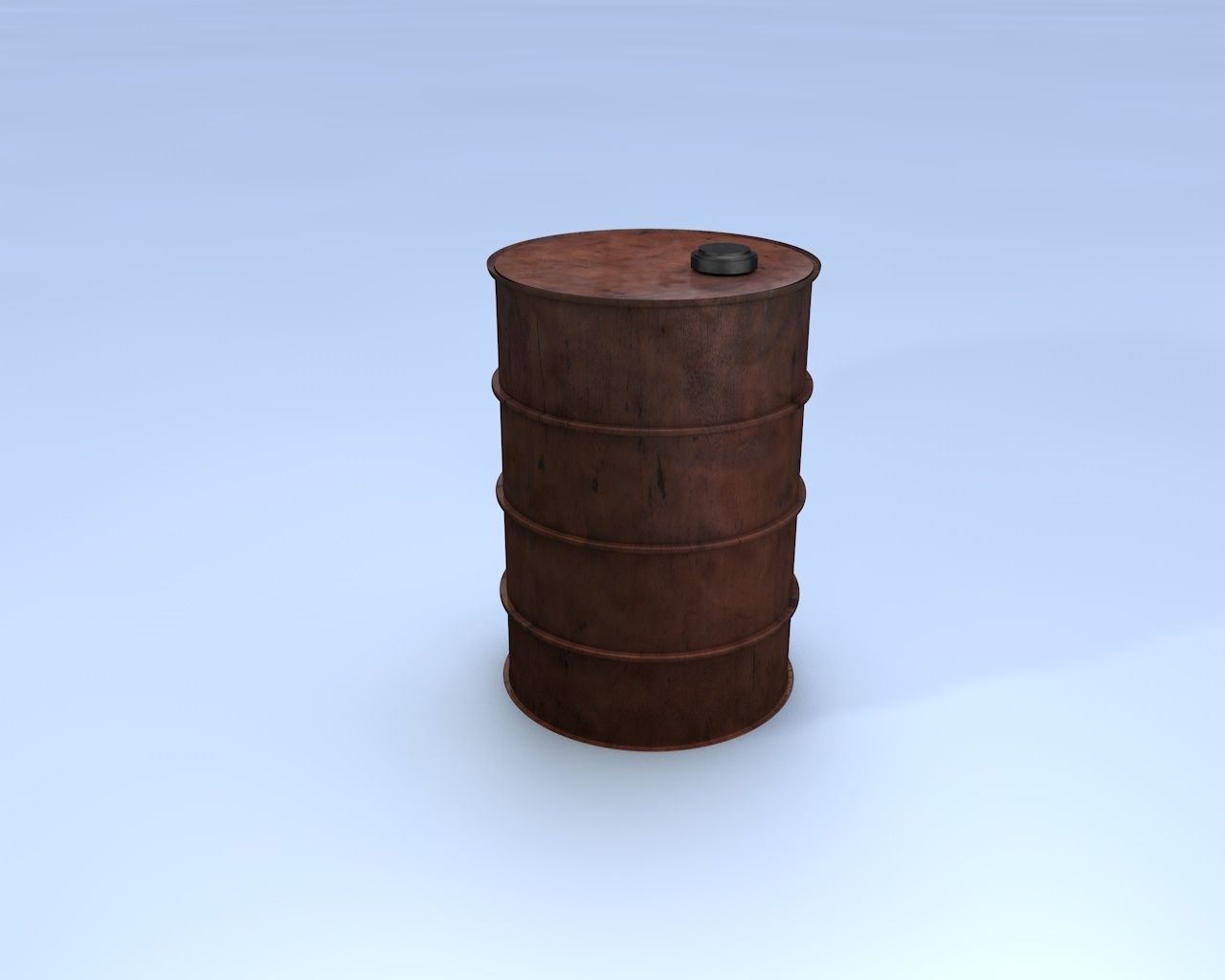 Oil Barrel 3D model_3