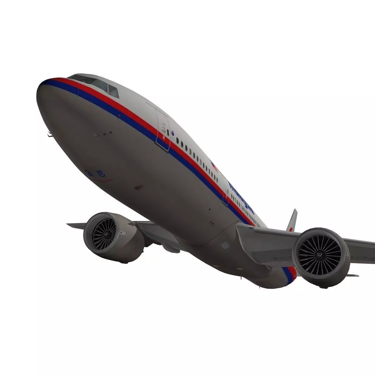 Boeing 777-200ER Malaysia Airlines 3D model