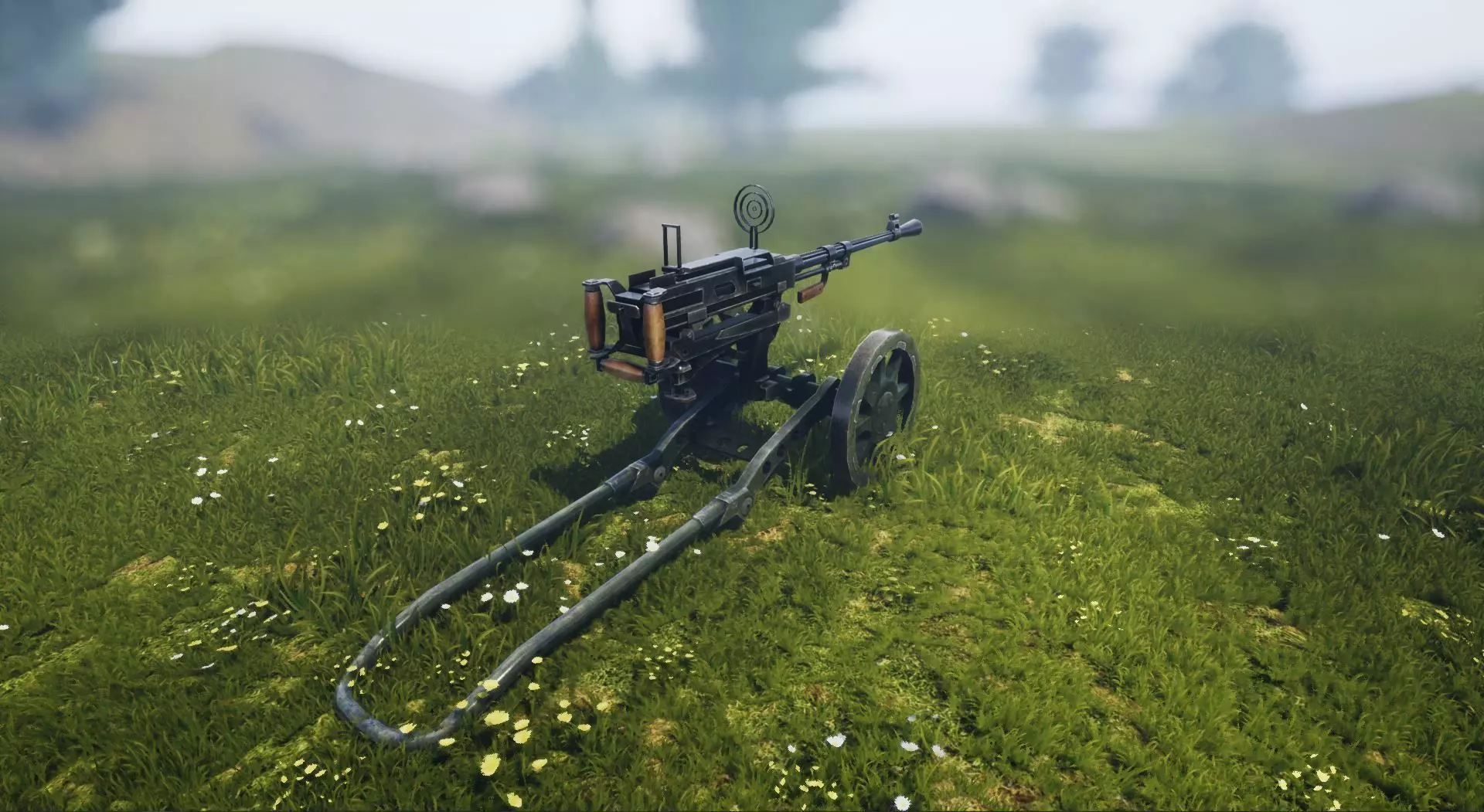 Gun Unreal Unity Ready Low-poly 3D model_0