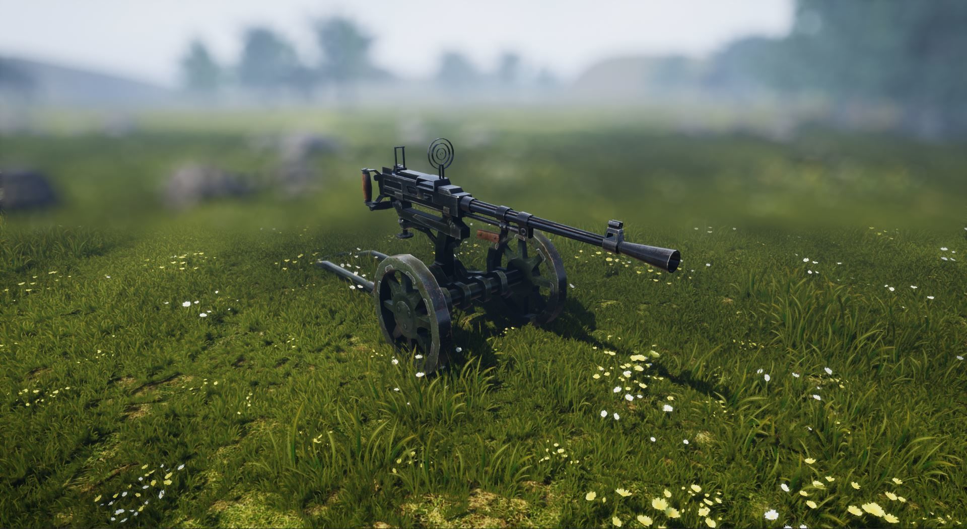 Gun Unreal Unity Ready Low-poly 3D model_1