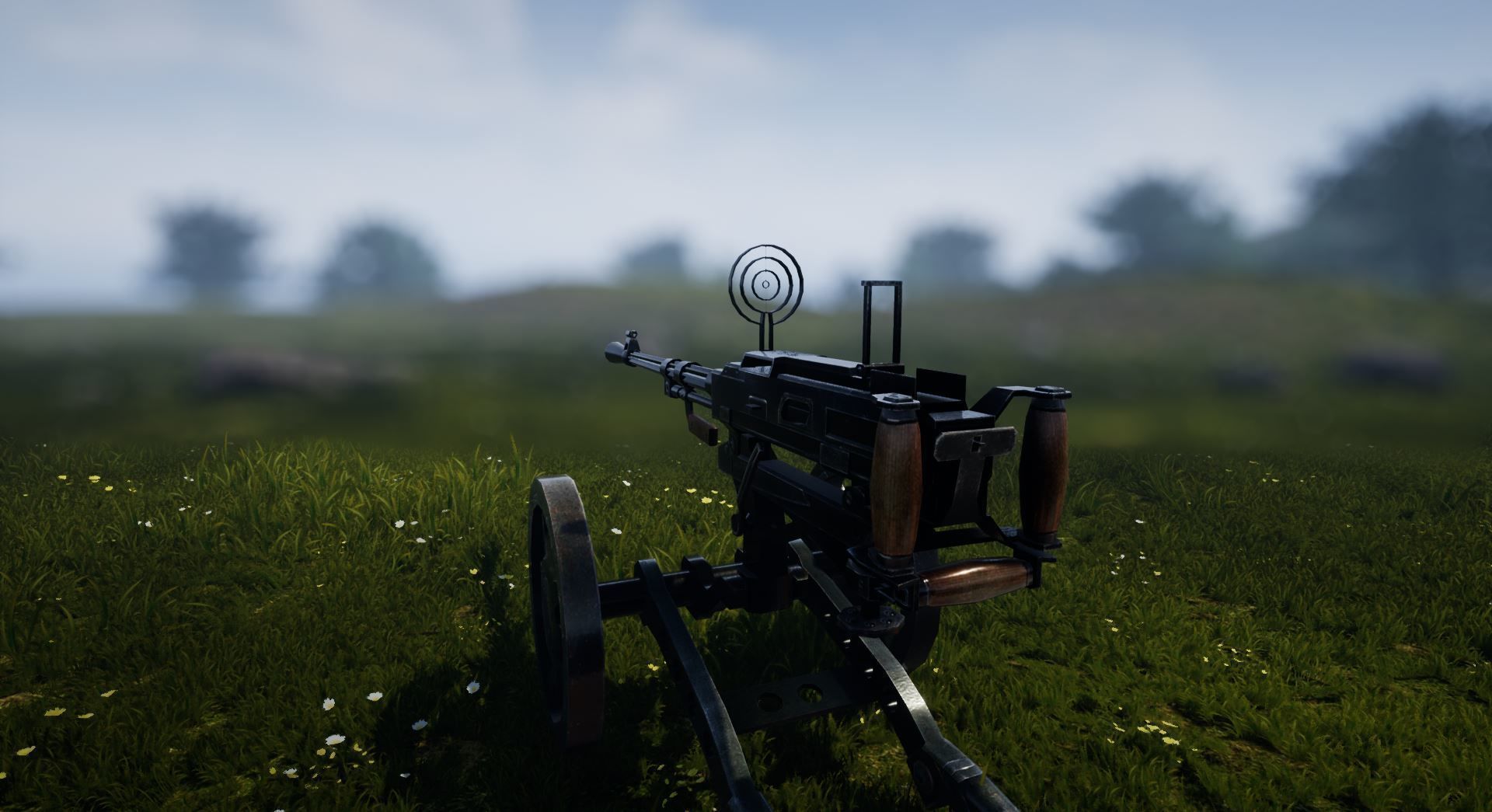 Gun Unreal Unity Ready Low-poly 3D model_3