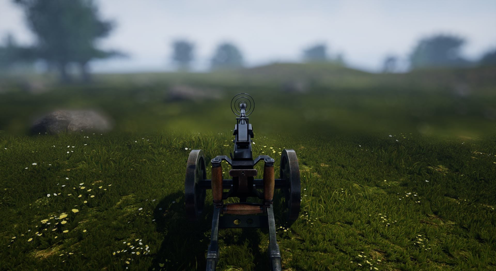 Gun Unreal Unity Ready Low-poly 3D model_4