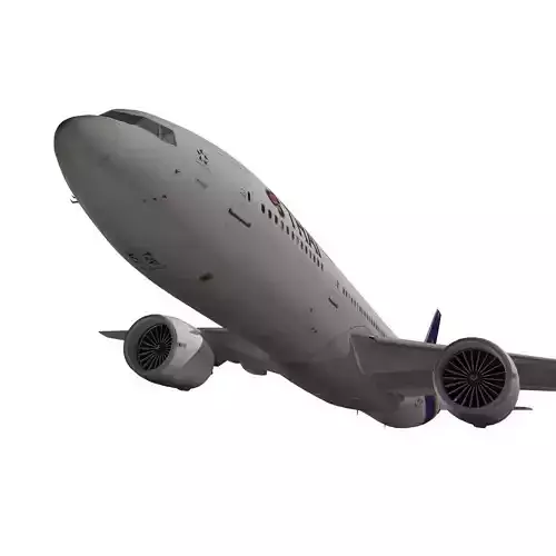 Boeing 777-200ER Thai Airways International 3D model