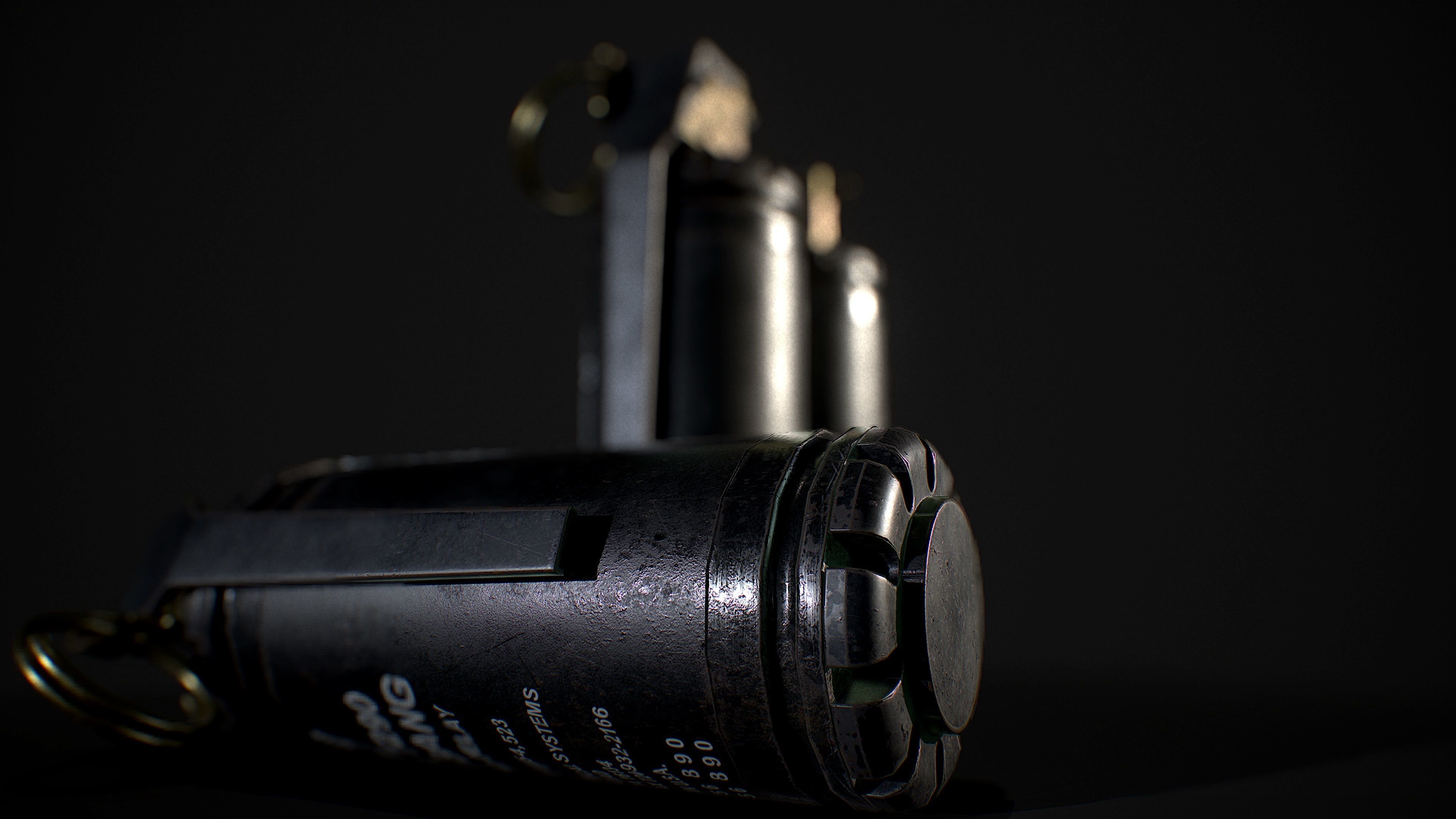 FlashBang 7290 Low-poly 3D model_7
