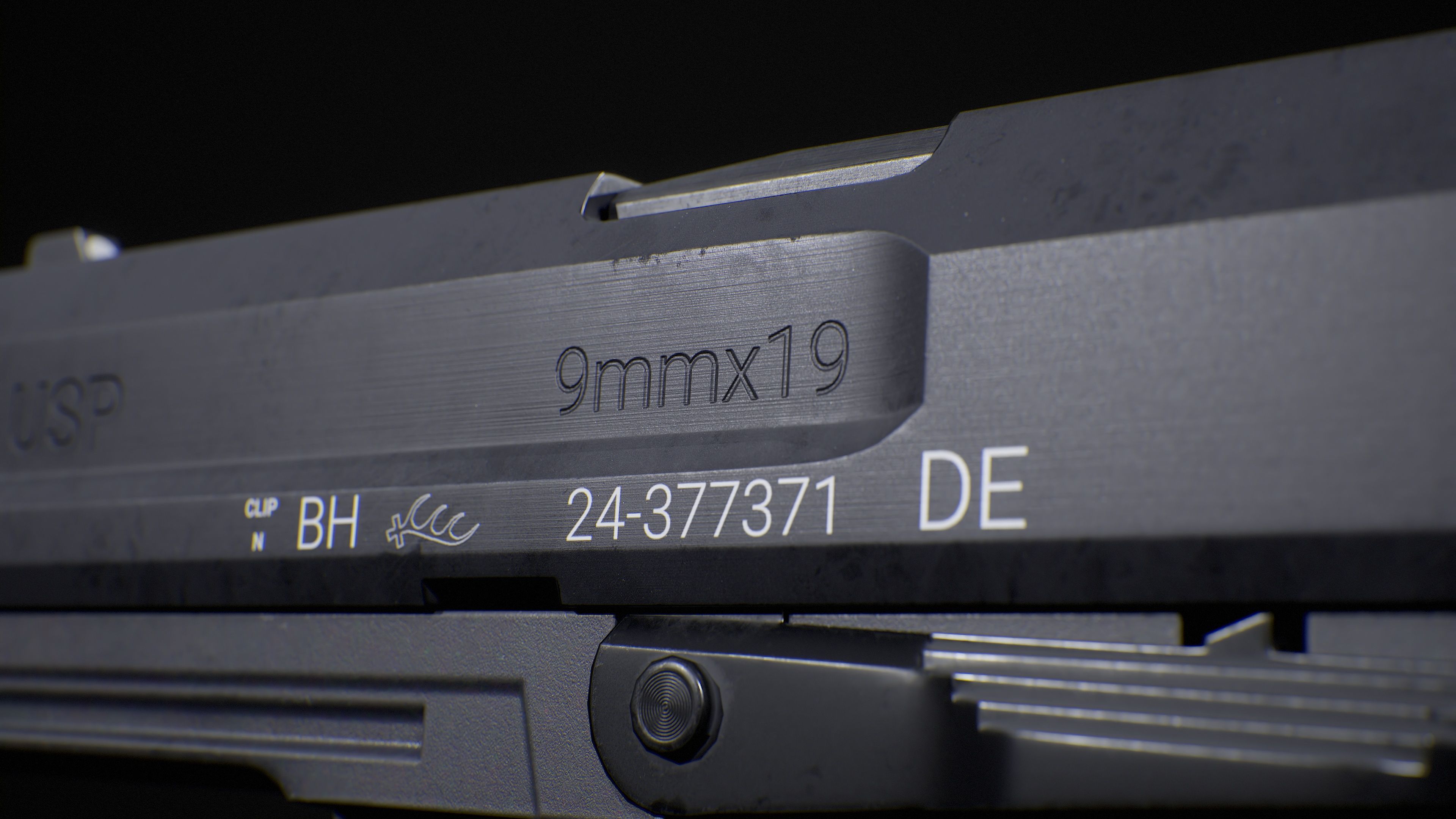 HK USP Low-poly 3D model_11