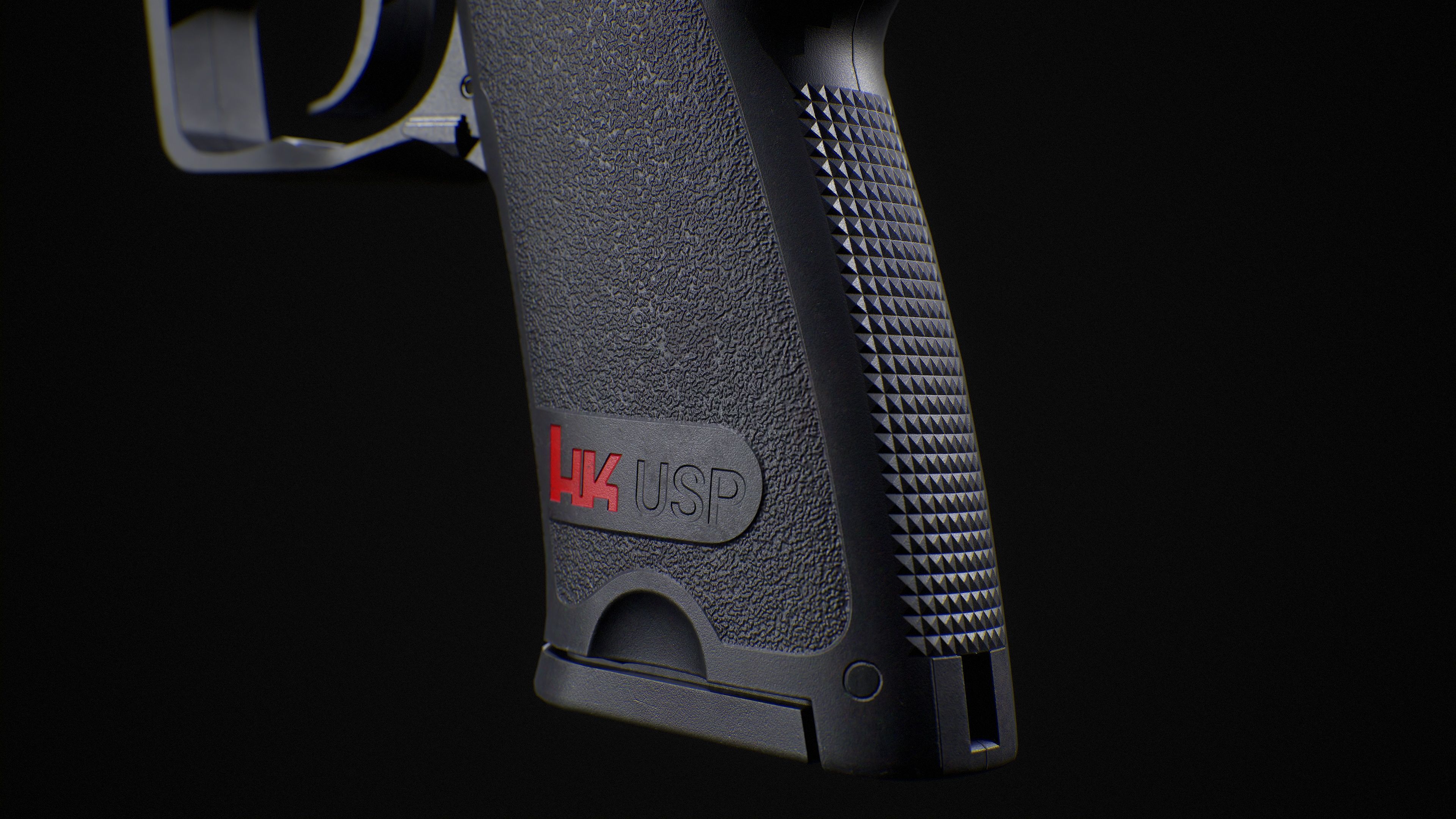 HK USP Low-poly 3D model_5