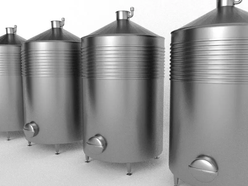 Wine Cellar Low-poly 3D model_0