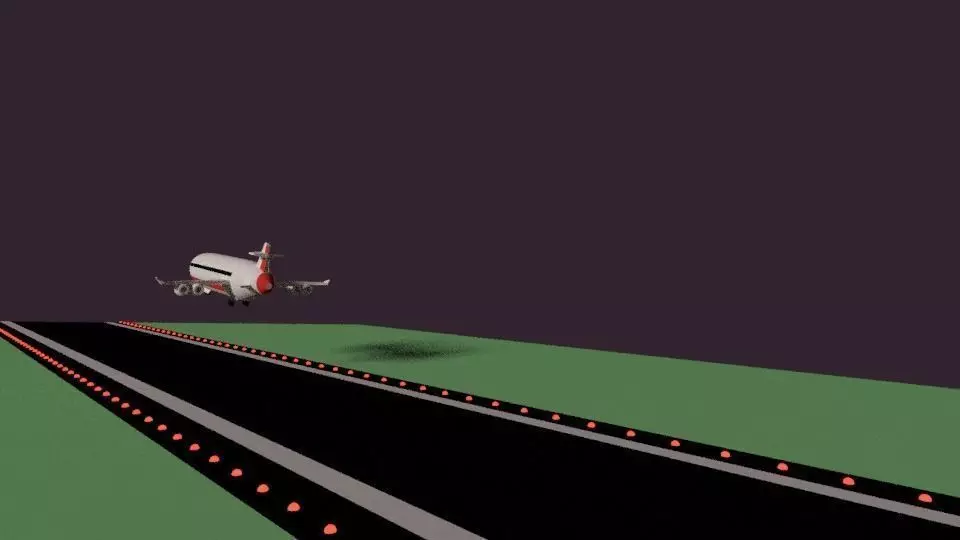 boeing plane Free low-poly 3D model
