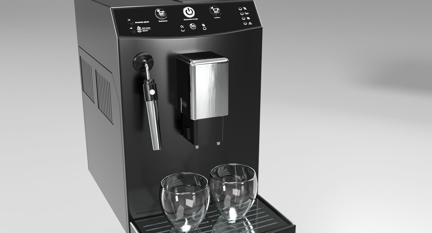 Coffee Machine Philips 3D model_4