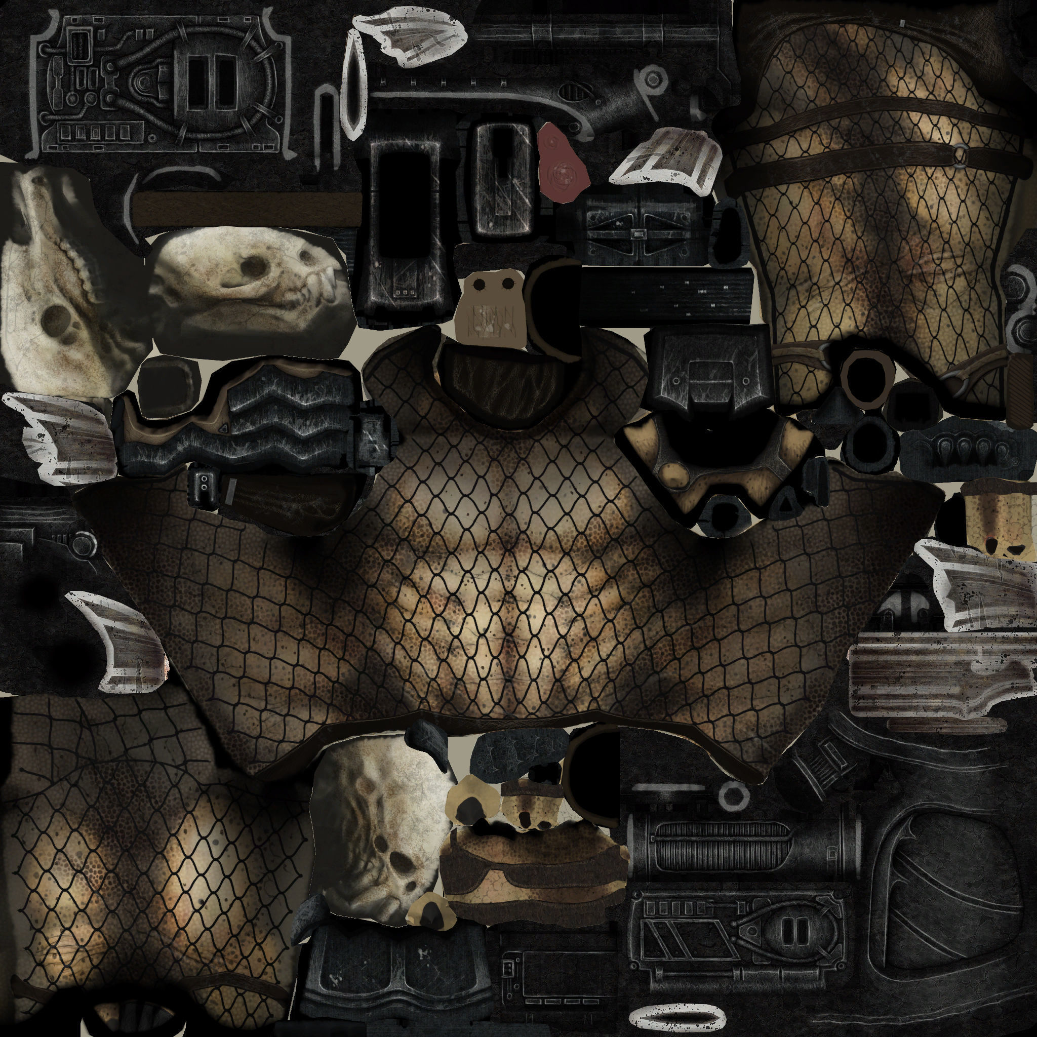 predator he is space strongest warrior Free low-poly 3D model_3