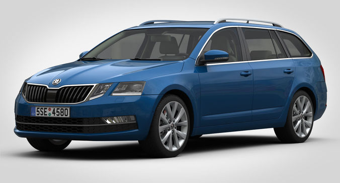 Skoda Octavia Combi 2017 3D model