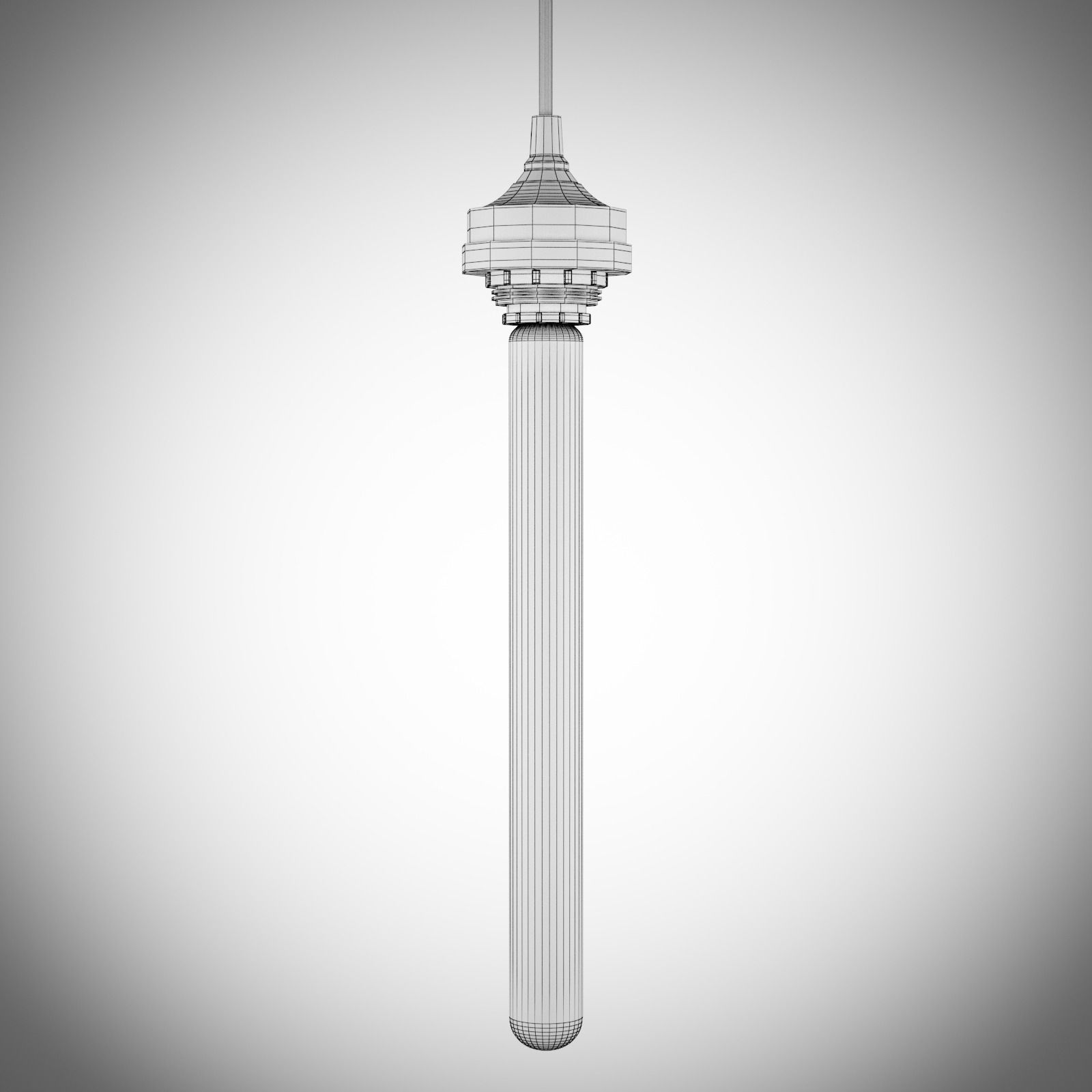 Edison Pod Pendant Light  3D model_1