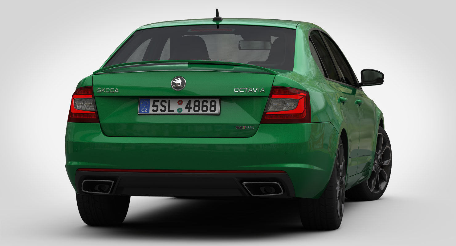 Skoda Octavia RS 2017 3D model_7