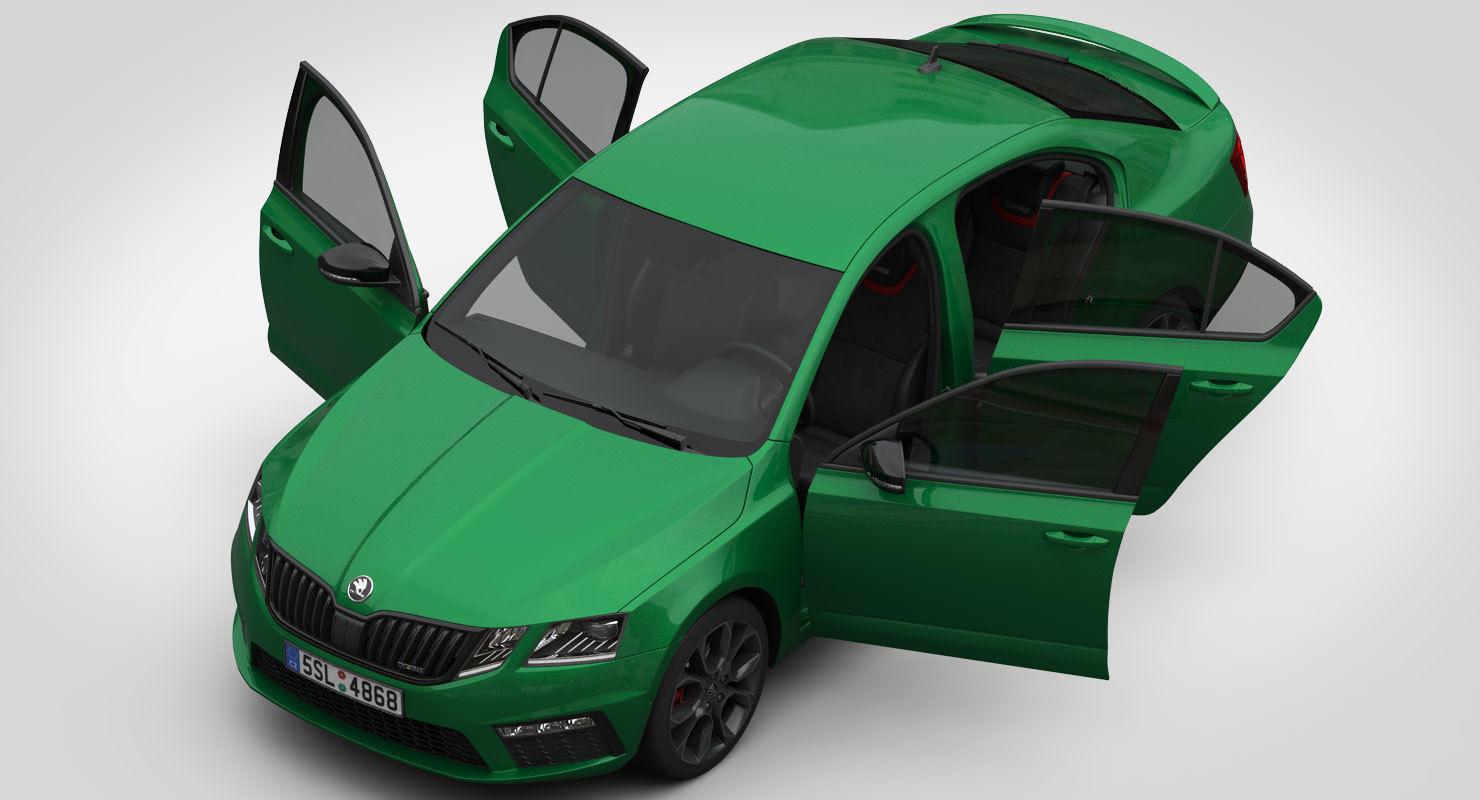 Skoda Octavia RS 2017 3D model_13