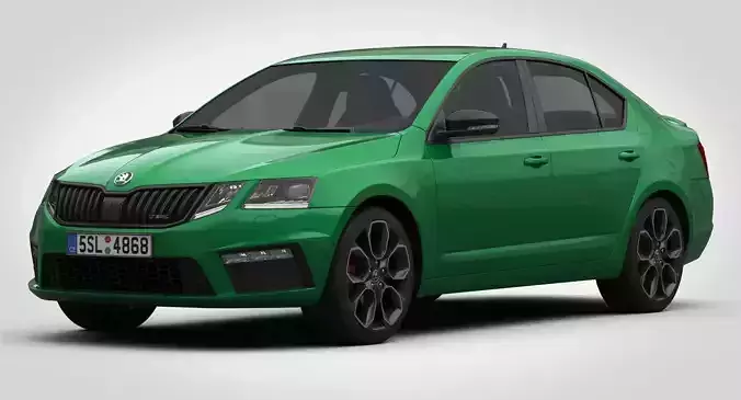 Skoda Octavia RS 2017 3D model Skoda Octavia RS 2017 3D model