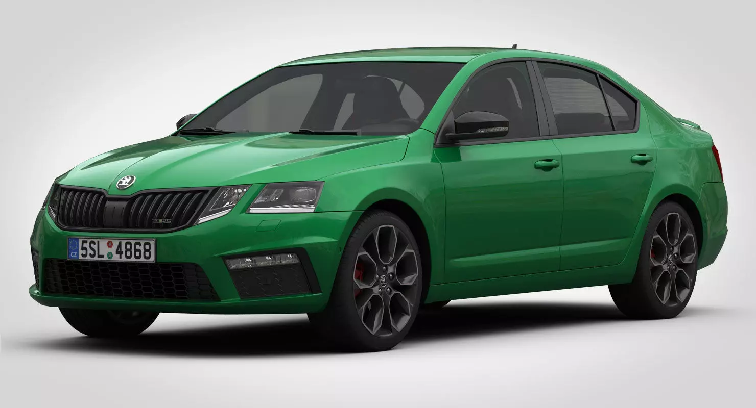 Skoda Octavia RS 2017 3D model_0
