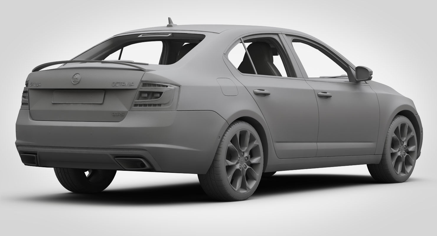 Skoda Octavia RS 2017 3D model_19
