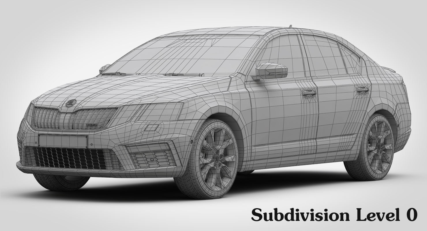 Skoda Octavia RS 2017 3D model_20