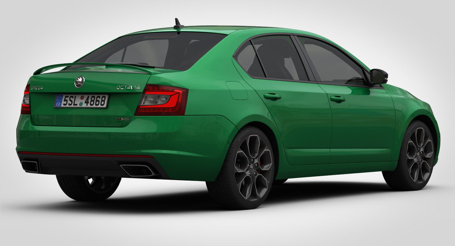 Skoda Octavia RS 2017 3D model_1