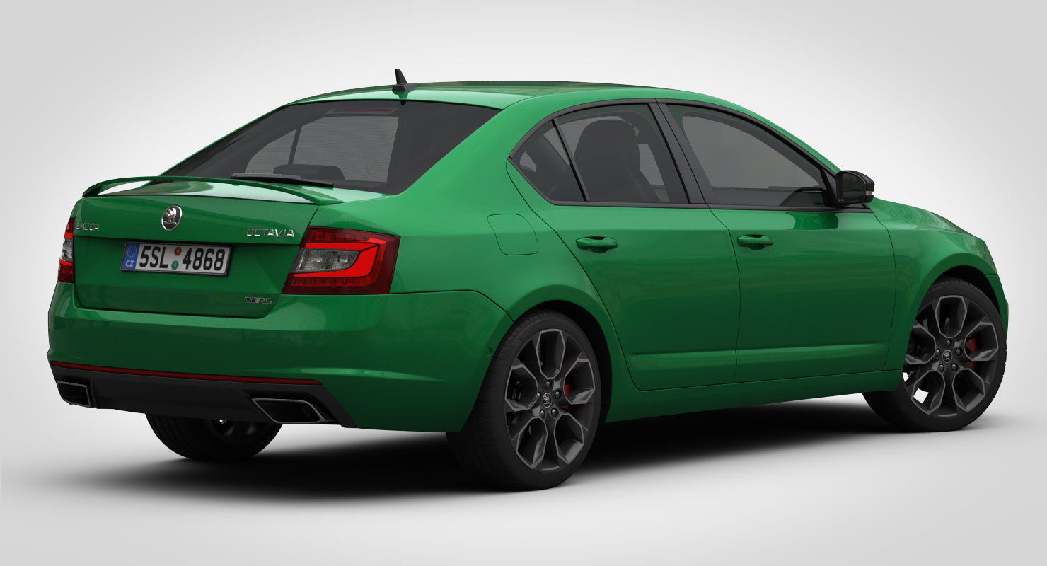 Skoda Octavia RS 2017 3D model_3