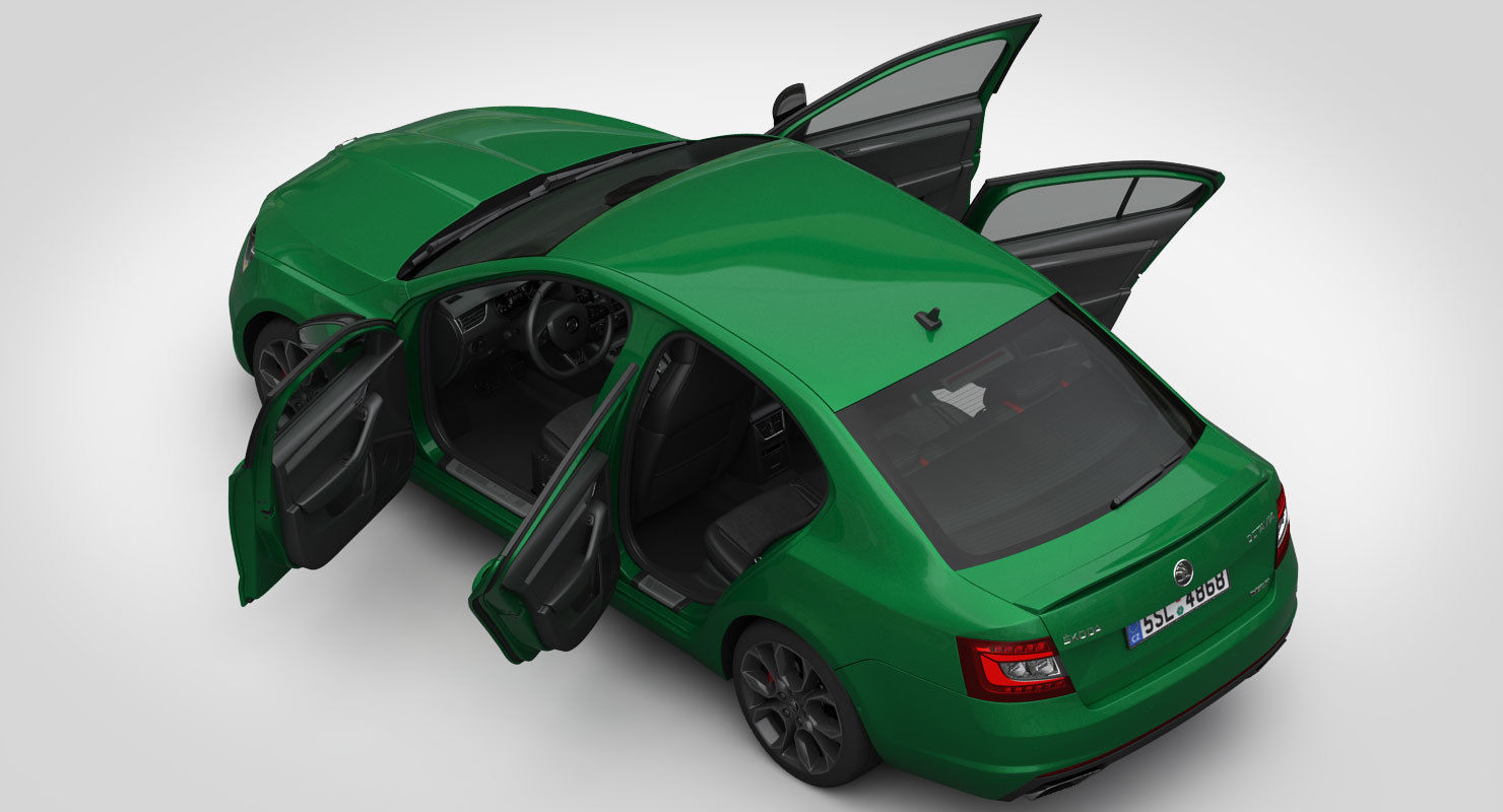 Skoda Octavia RS 2017 3D model_14