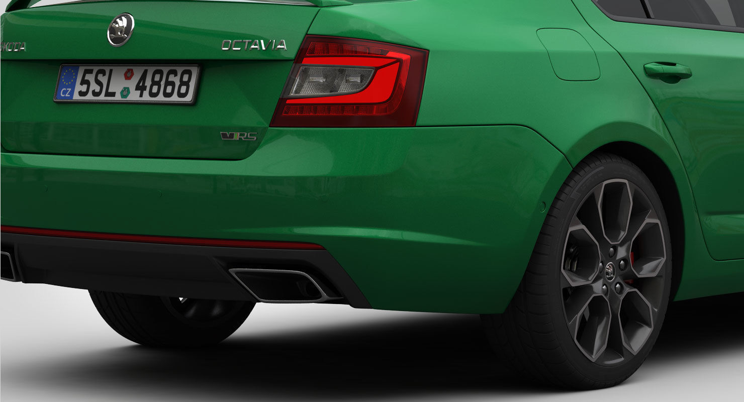 Skoda Octavia RS 2017 3D model_4