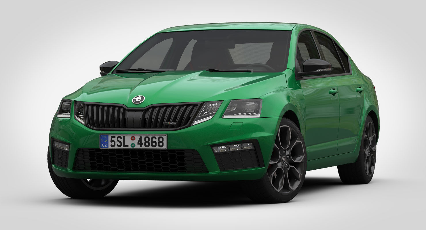 Skoda Octavia RS 2017 3D model_2