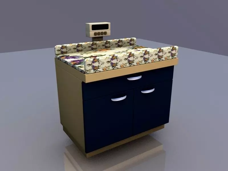 Baby weighting cabinet 1 3D model_0