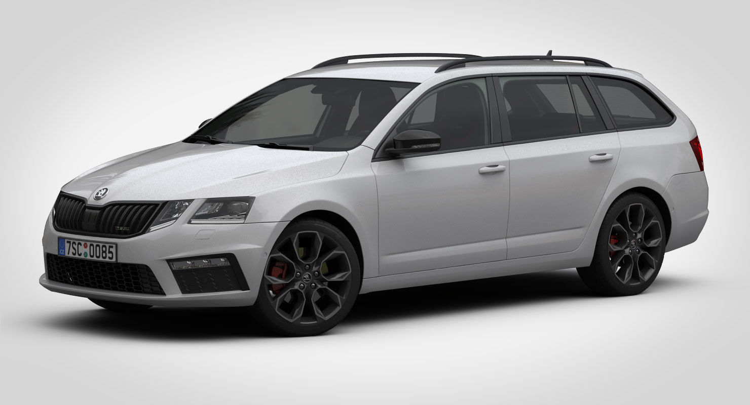 Skoda Octavia Combi RS 2017 3D model_6