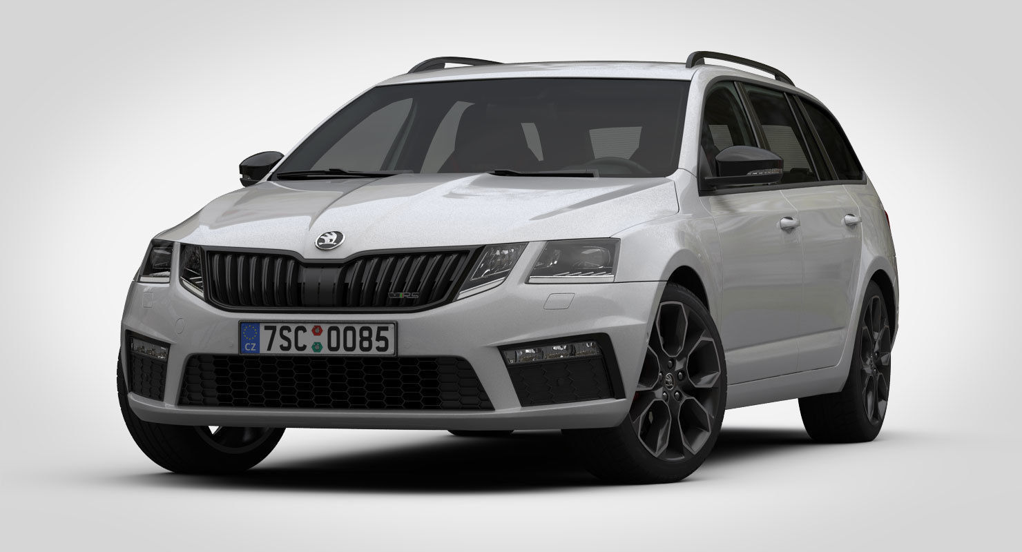 Skoda Octavia Combi RS 2017 3D model_2
