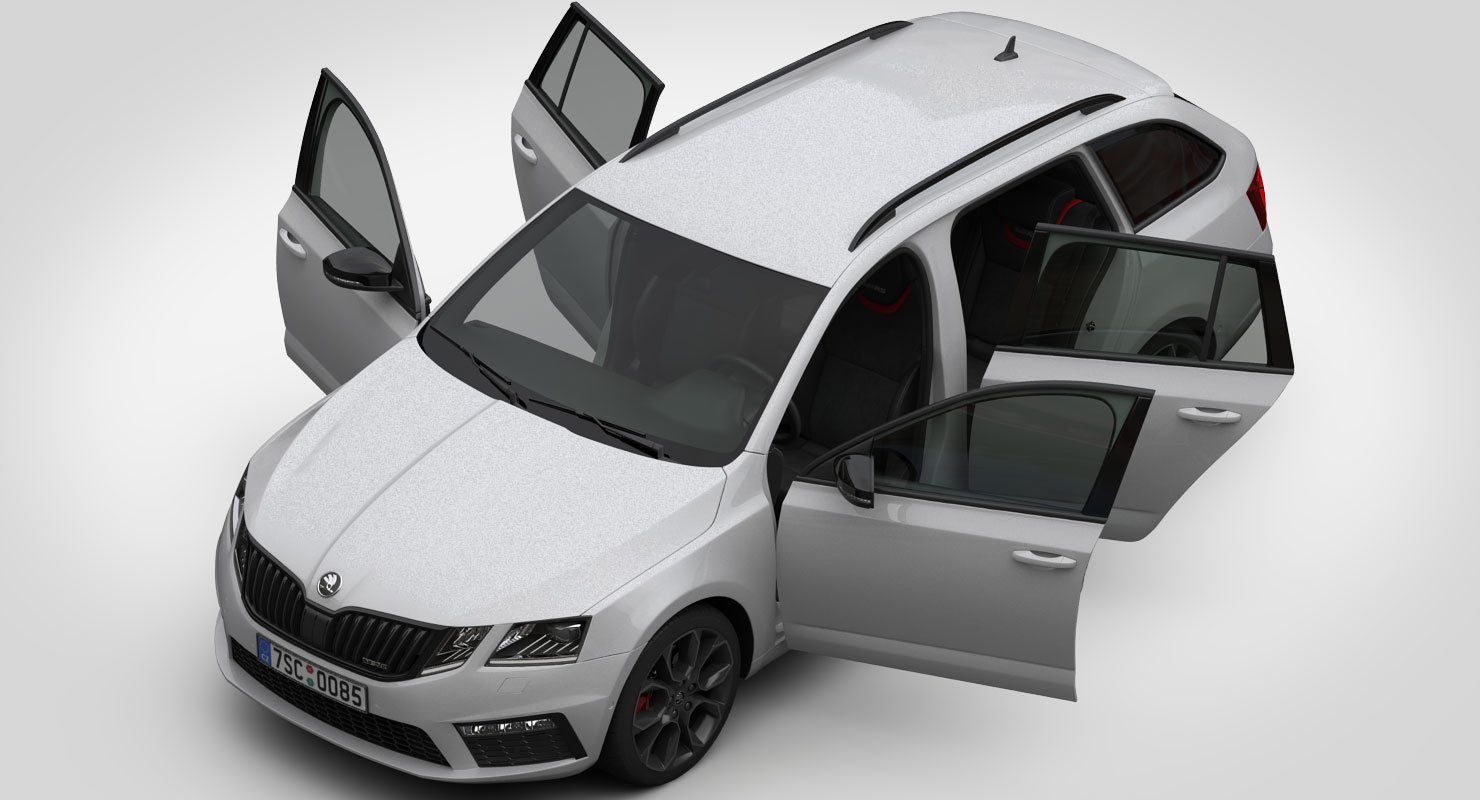 Skoda Octavia Combi RS 2017 3D model_13