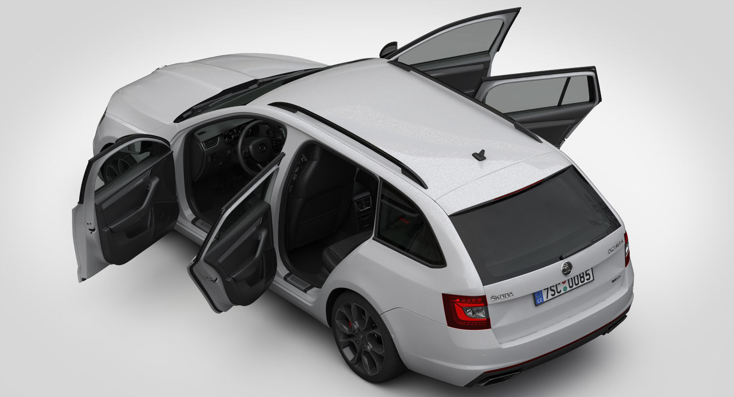 Skoda Octavia Combi RS 2017 3D model_14