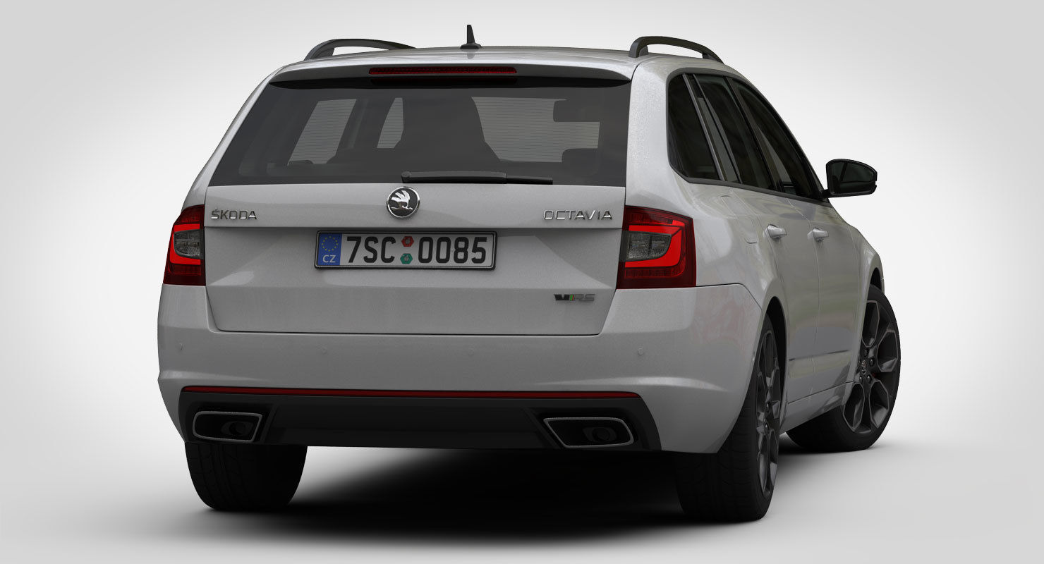 Skoda Octavia Combi RS 2017 3D model_7