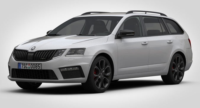 Skoda Octavia Combi RS 2017 3D model