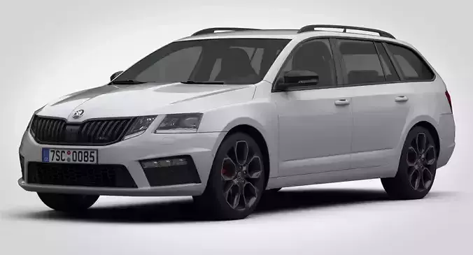 Skoda Octavia Combi RS 2017 3D model