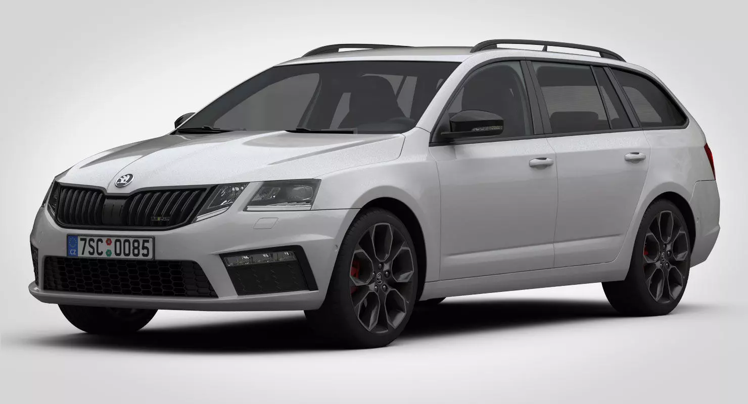 Skoda Octavia Combi RS 2017 3D model_0