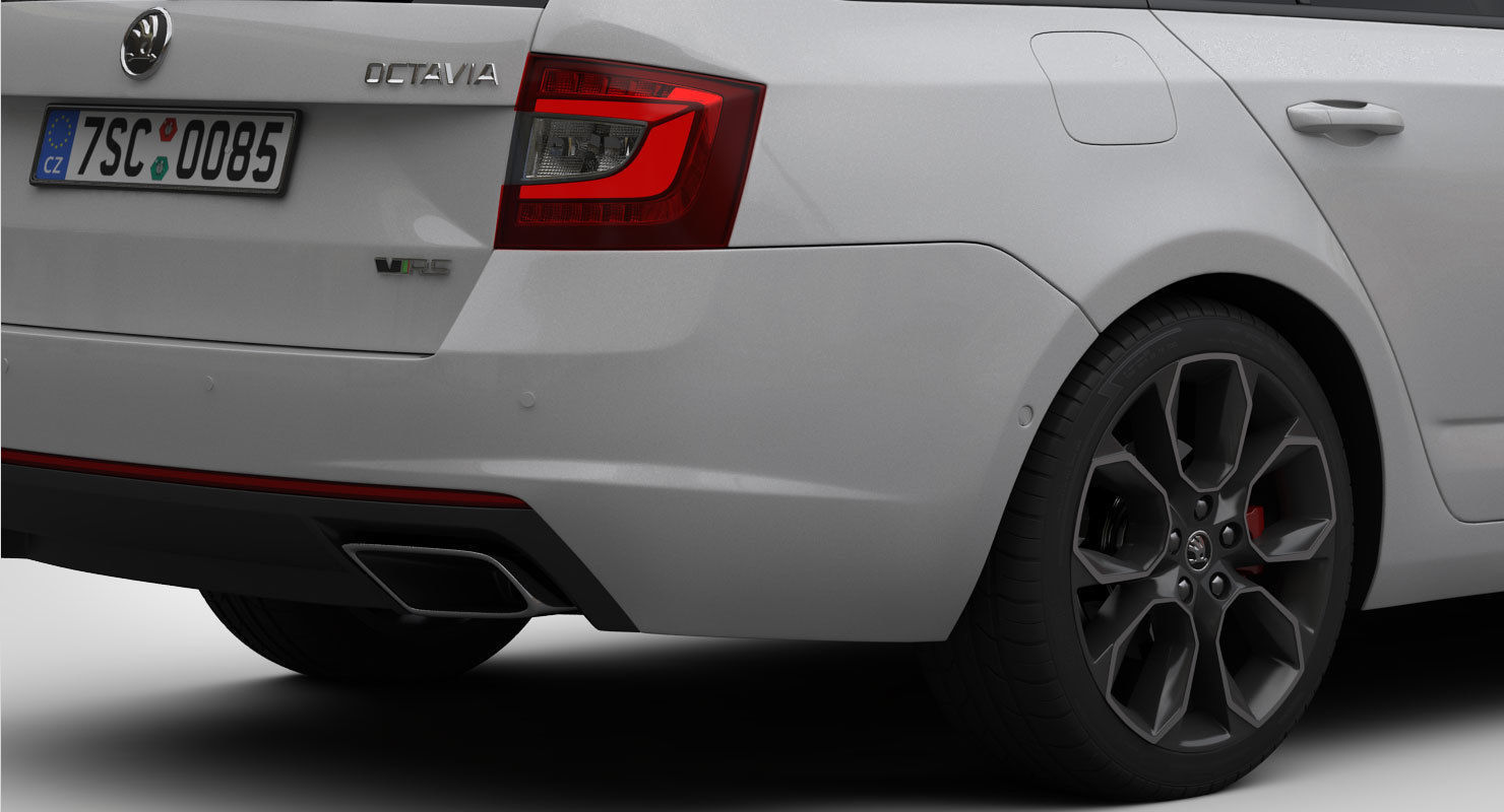 Skoda Octavia Combi RS 2017 3D model_4