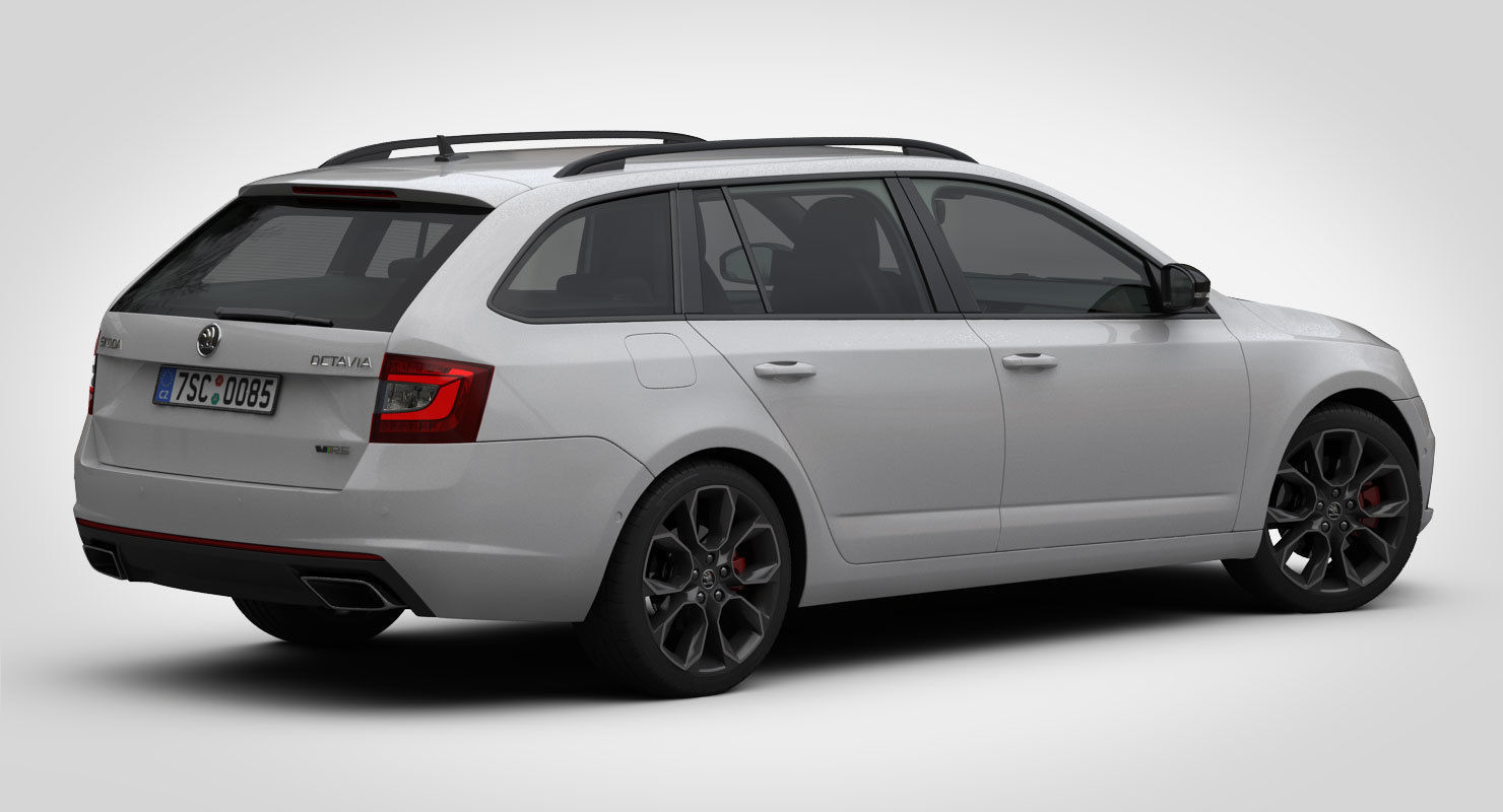Skoda Octavia Combi RS 2017 3D model_3