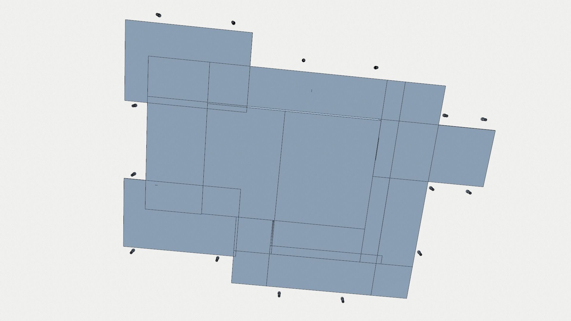 Loft Style House Low-poly 3D model_11