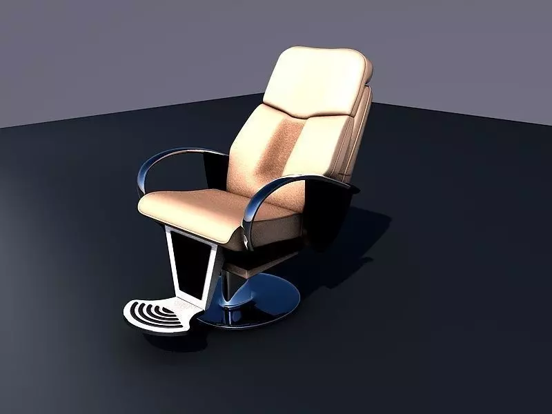 Barber chair 2 3D model