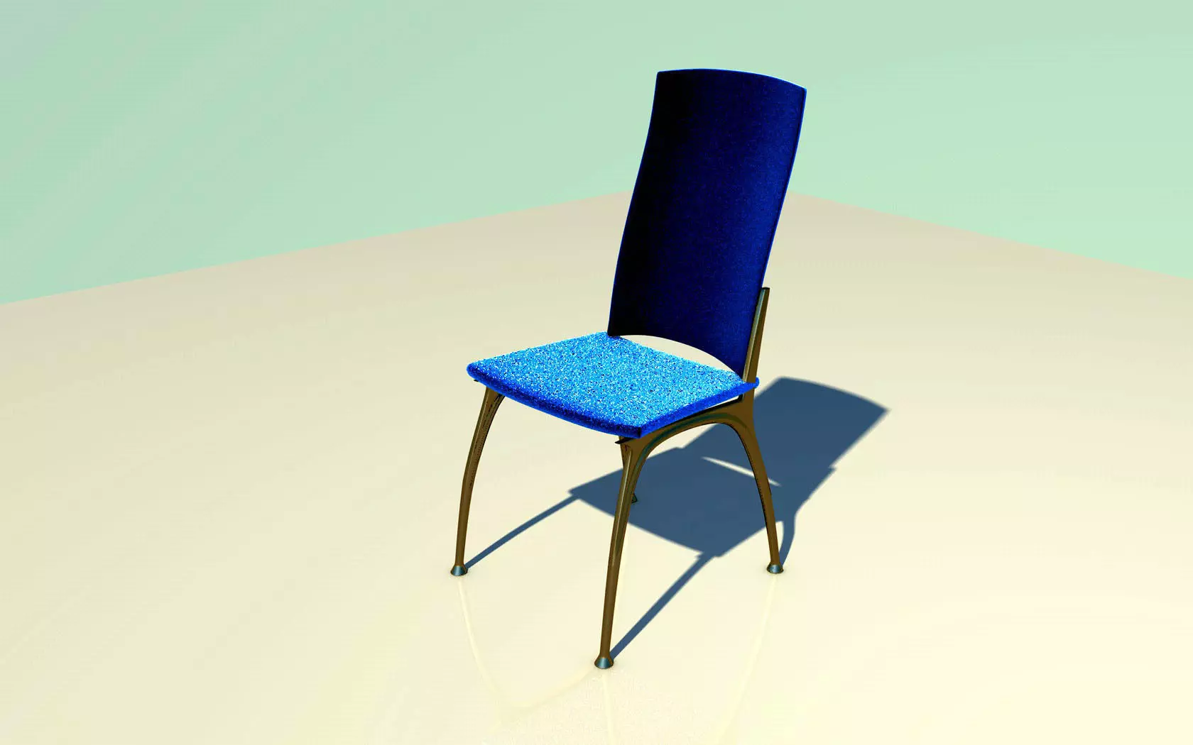 Chair collection 6 with seat 3D model_0
