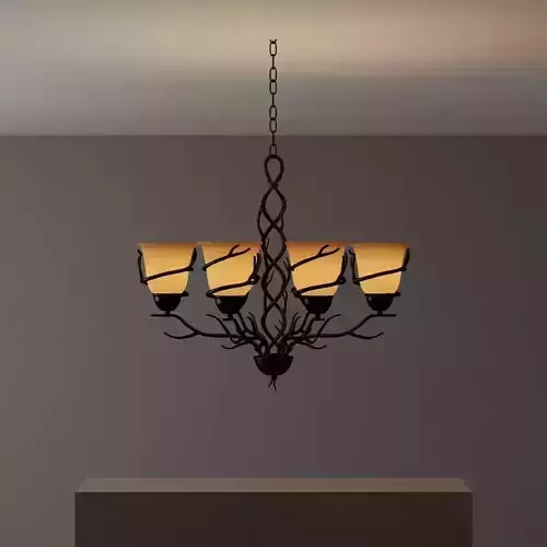 Pine Canopy Pisgah 6-light Chandelier by Pine Canopy