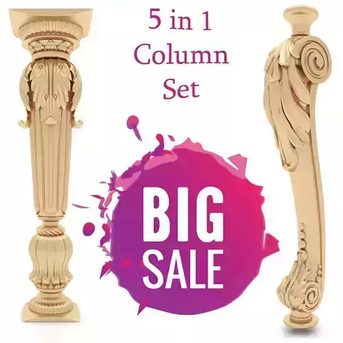 5 in 1 Columns Set 1