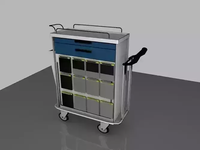 Drug distribution trolley