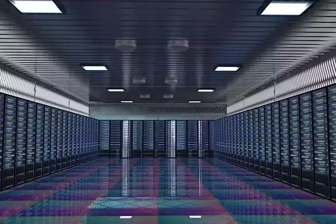 Bitcoin Mining Pools and Farms 3D model
